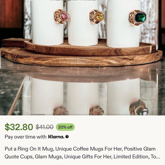 Put a ring on it coffee mug - Picture 2 of 5